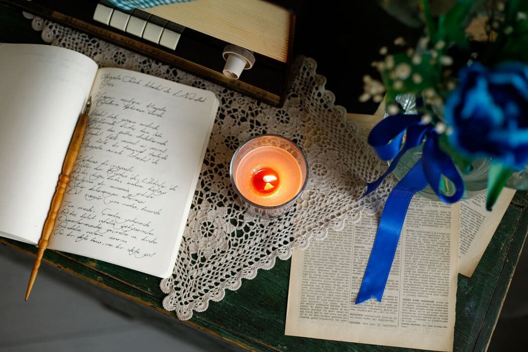 Individual reflecting on relationship goals before seeking spiritual guidance.